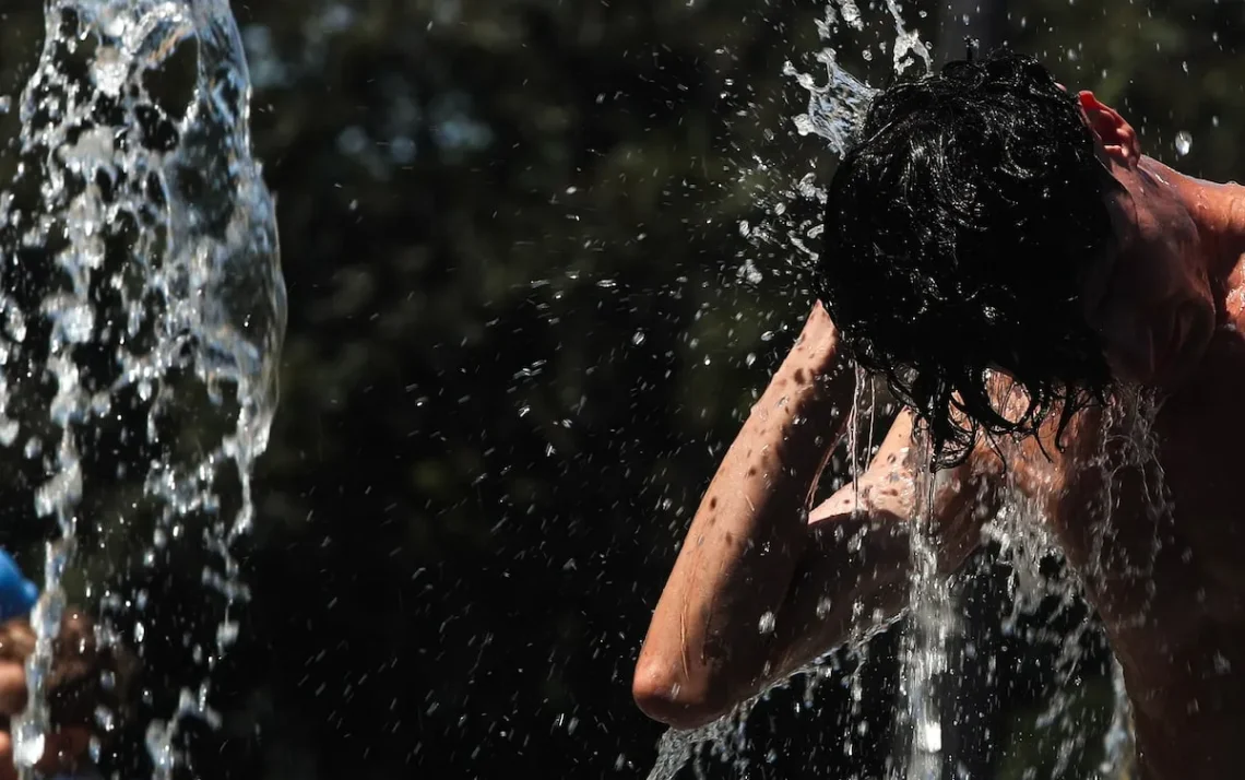 temperaturas elevadas, onda de calor