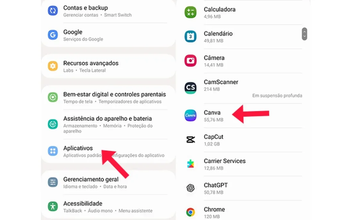 apagar cache, limpar memória, apagar dados